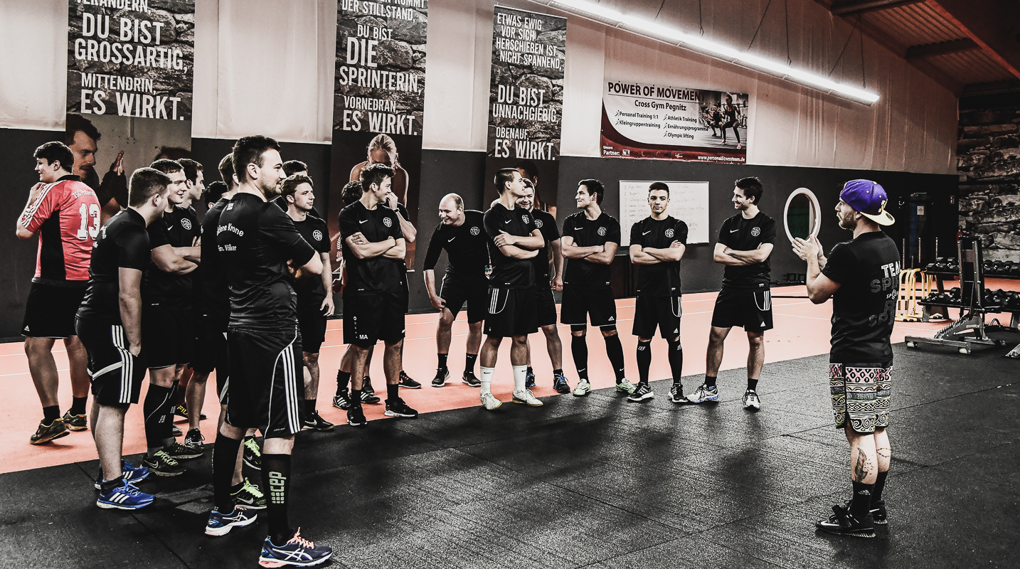 TSC Pottenstein beim Cross Gym Trainin mit Bastian Lumpp in der Sportwelt Pegnitz