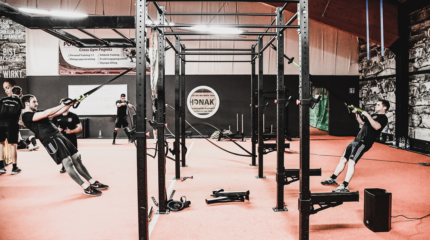 TSC Pottenstein beim Cross Gym Trainin mit Bastian Lumpp in der Sportwelt Pegnitz