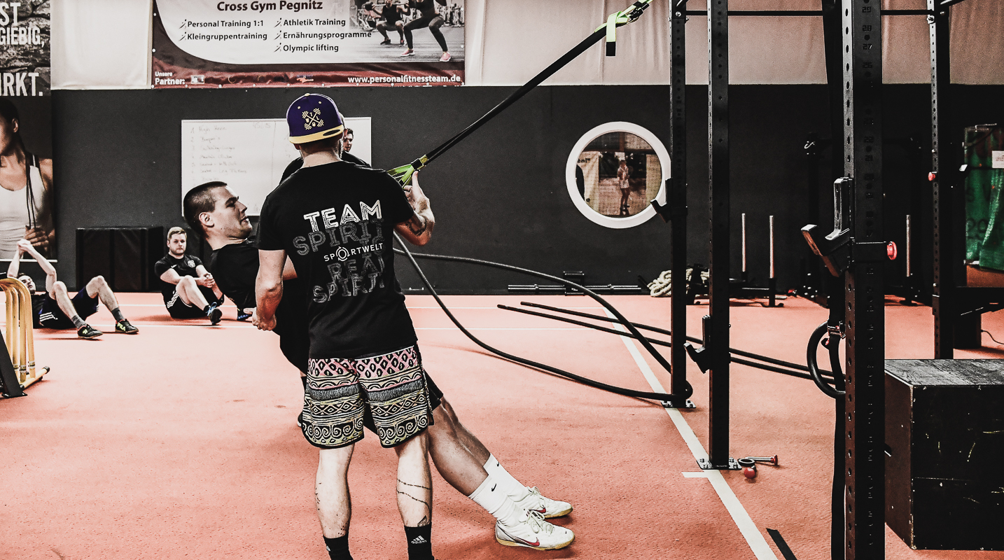 TSC Pottenstein beim Cross Gym Trainin mit Bastian Lumpp in der Sportwelt Pegnitz