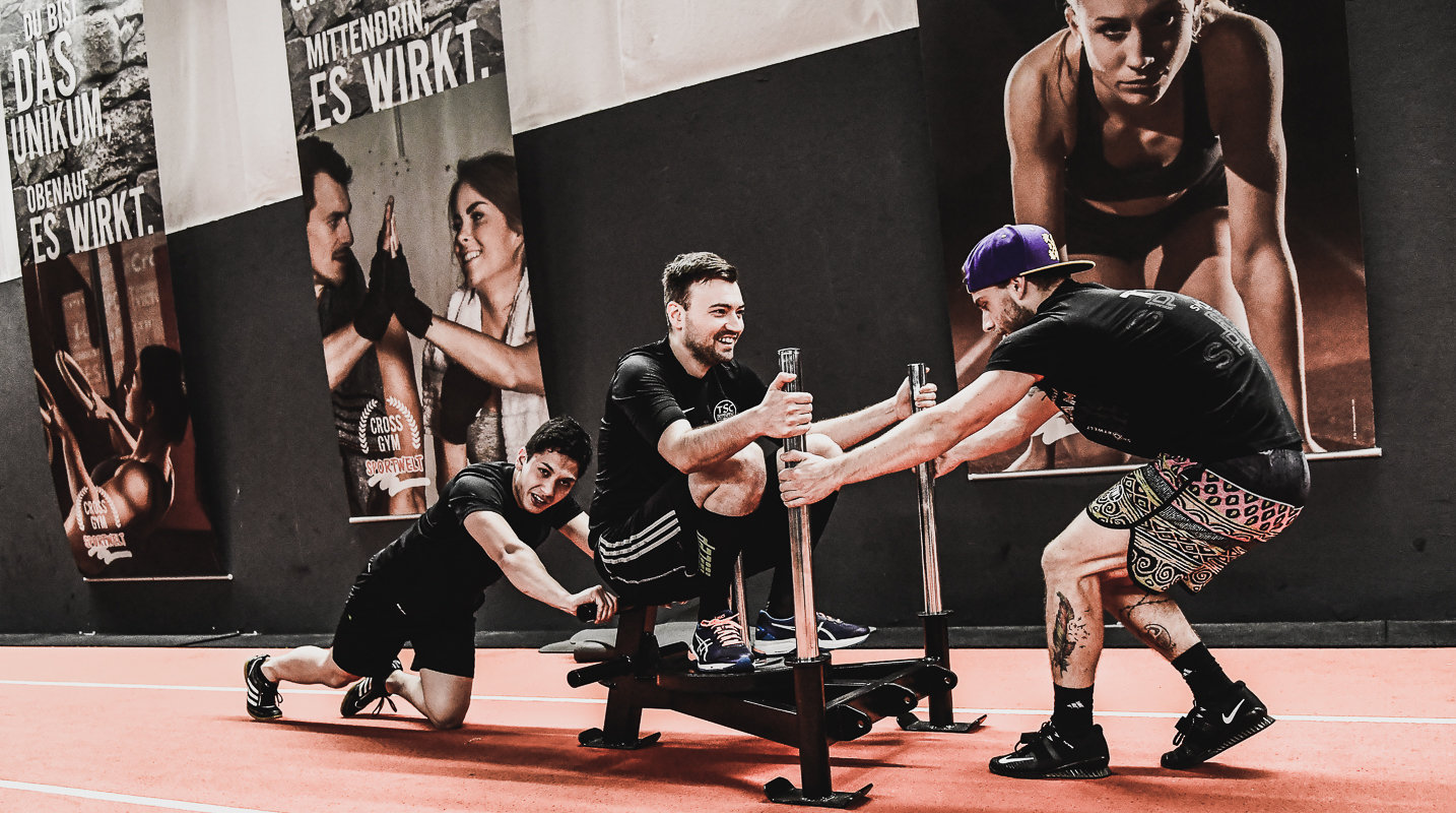 TSC Pottenstein beim Cross Gym Trainin mit Bastian Lumpp in der Sportwelt Pegnitz