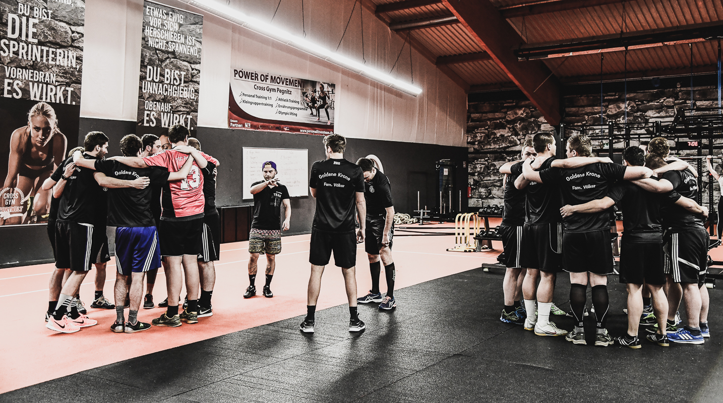 TSC Pottenstein beim Cross Gym Trainin mit Bastian Lumpp in der Sportwelt Pegnitz