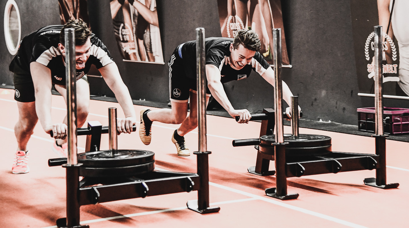 FC Troschenreuth beim Cross Gym Trainin mit Bastian Lumpp in der Sportwelt Pegnitz