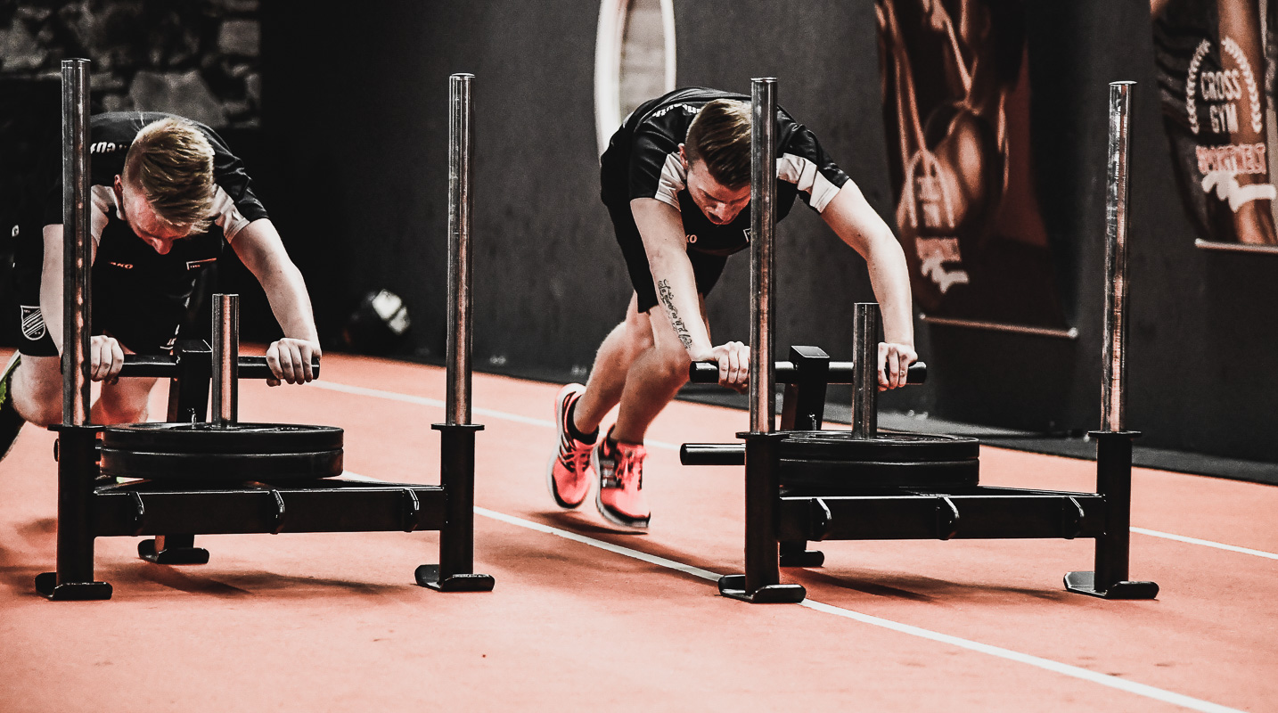 FC Troschenreuth beim Cross Gym Trainin mit Bastian Lumpp in der Sportwelt Pegnitz