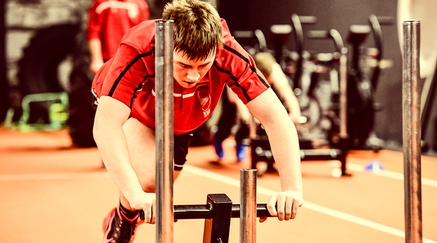 FC Pegnitz Fußball Jugend beim Cross Gym Training mit Bastian Lumpp in der Sportwelt Pegnitz