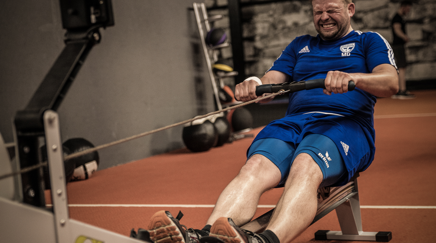 FC Pegnitz beim Cross Gym Trainin mit Bastian Lumpp in der Sportwelt Pegnitz