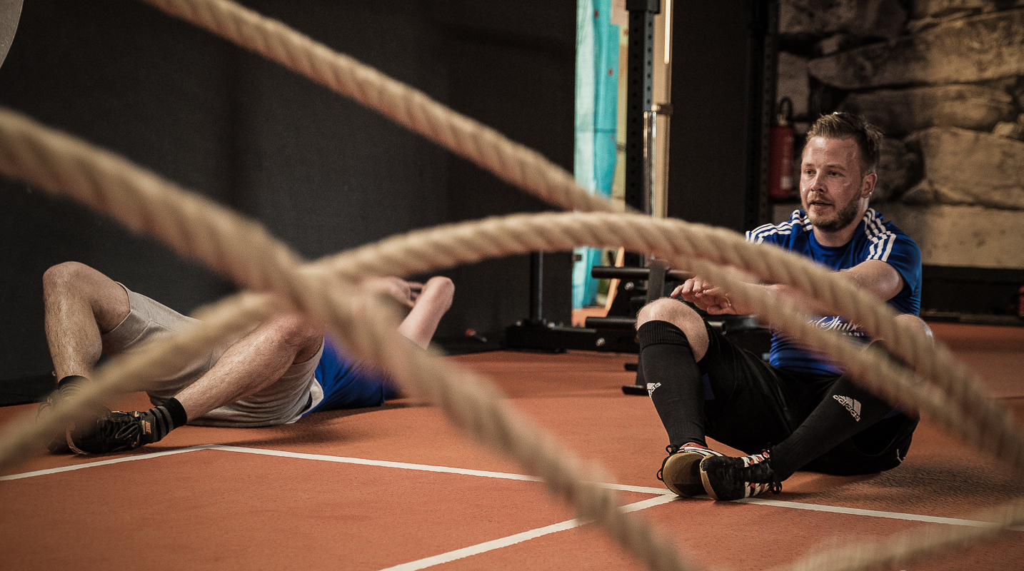 FC Pegnitz beim Cross Gym Trainin mit Bastian Lumpp in der Sportwelt Pegnitz