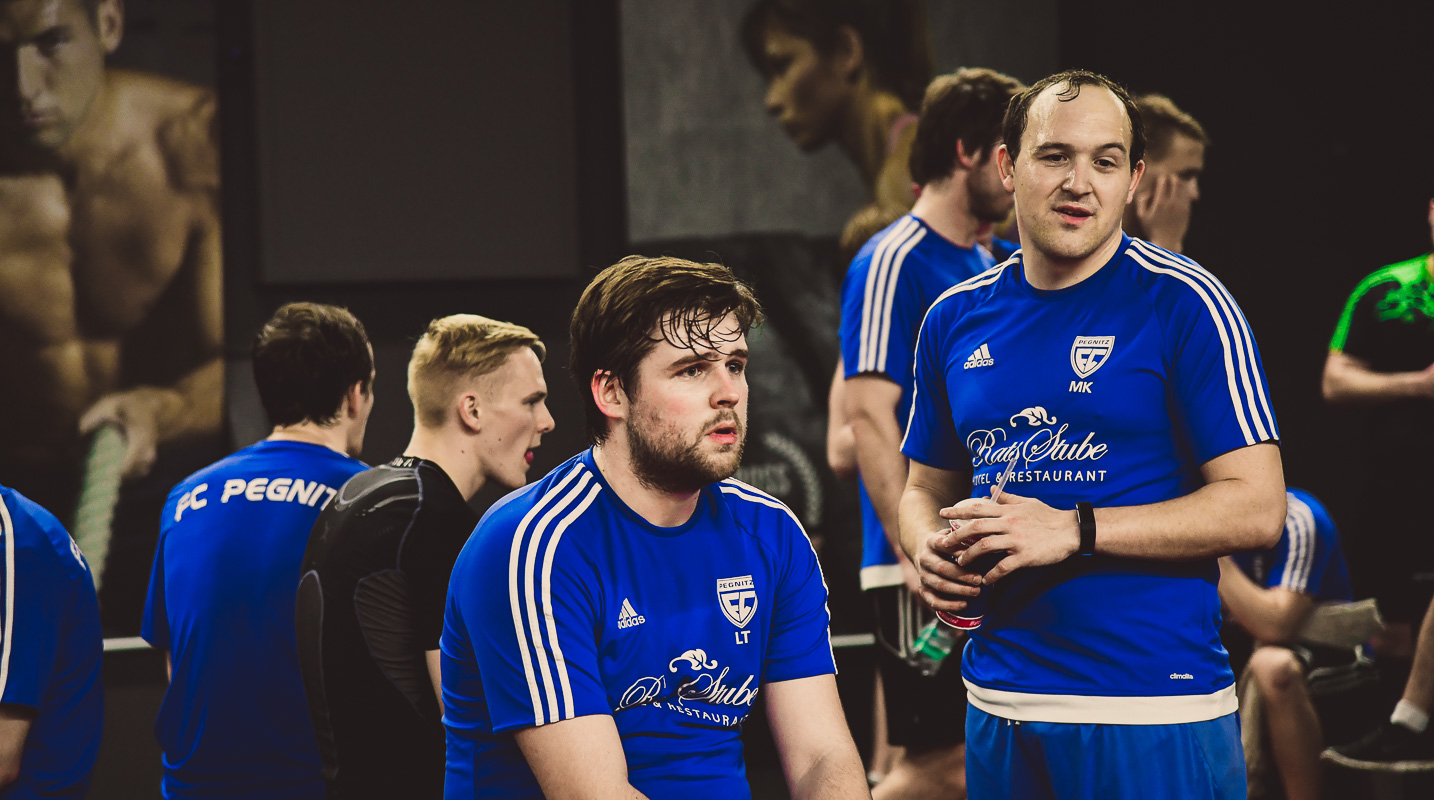 FC Pegnitz beim Cross Gym Training mit Bastian Lumpp in der Sportwelt Pegnitz, Vorbereitung für die Kreisklasse Erlangen/Pegnitzgrund 3 Saison 2018/2019