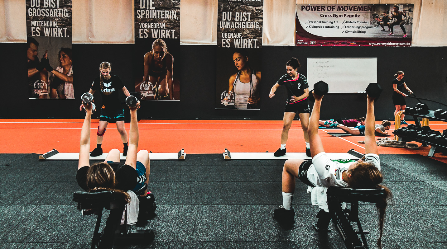 HASPO Bayreuth beim Cross Gym Trainin mit Bastian Lumpp in der Sportwelt Pegnitz