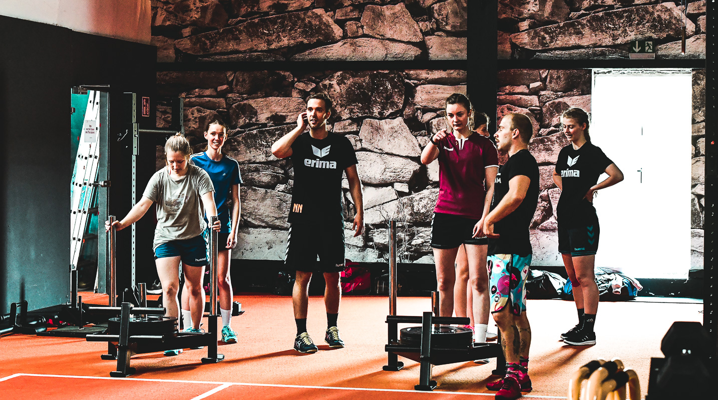 TSC Pottenstein beim Cross Gym Trainin mit Bastian Lumpp in der Sportwelt Pegnitz