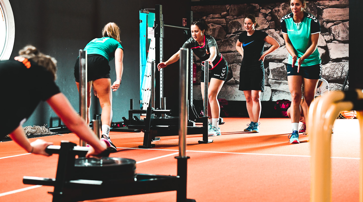 TSC Pottenstein beim Cross Gym Trainin mit Bastian Lumpp in der Sportwelt Pegnitz