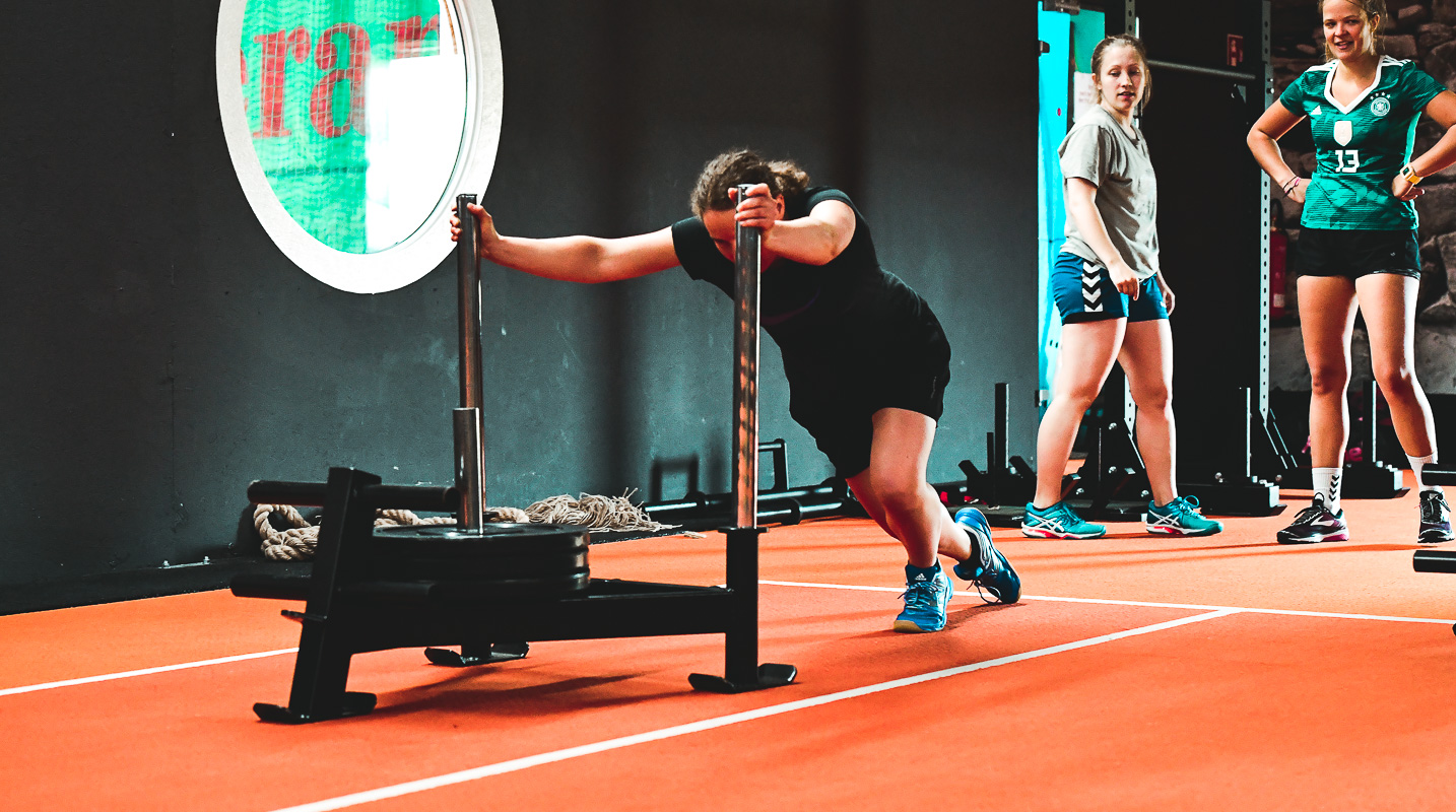 TSC Pottenstein beim Cross Gym Trainin mit Bastian Lumpp in der Sportwelt Pegnitz