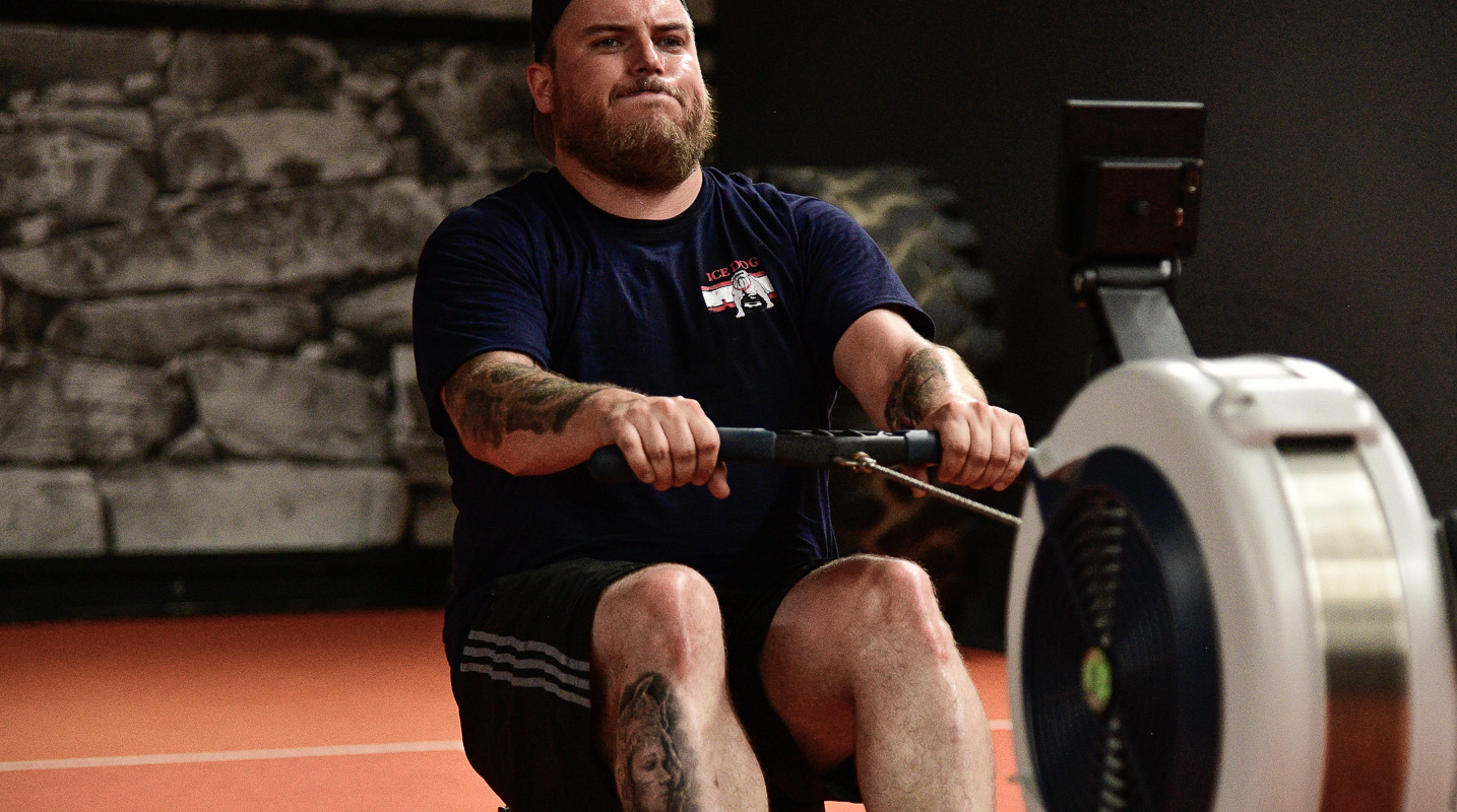 ICE DOGS Pegnitz beim Cross Gym Trainin mit Bastian Lumpp in der Sportwelt Pegnitz