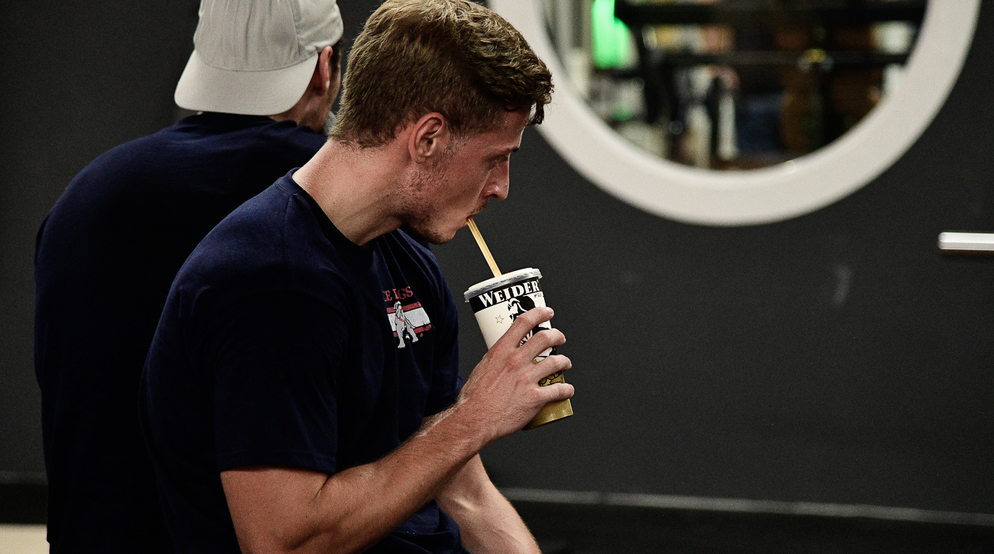 ICE DOGS Pegnitz beim Cross Gym Trainin mit Bastian Lumpp in der Sportwelt Pegnitz