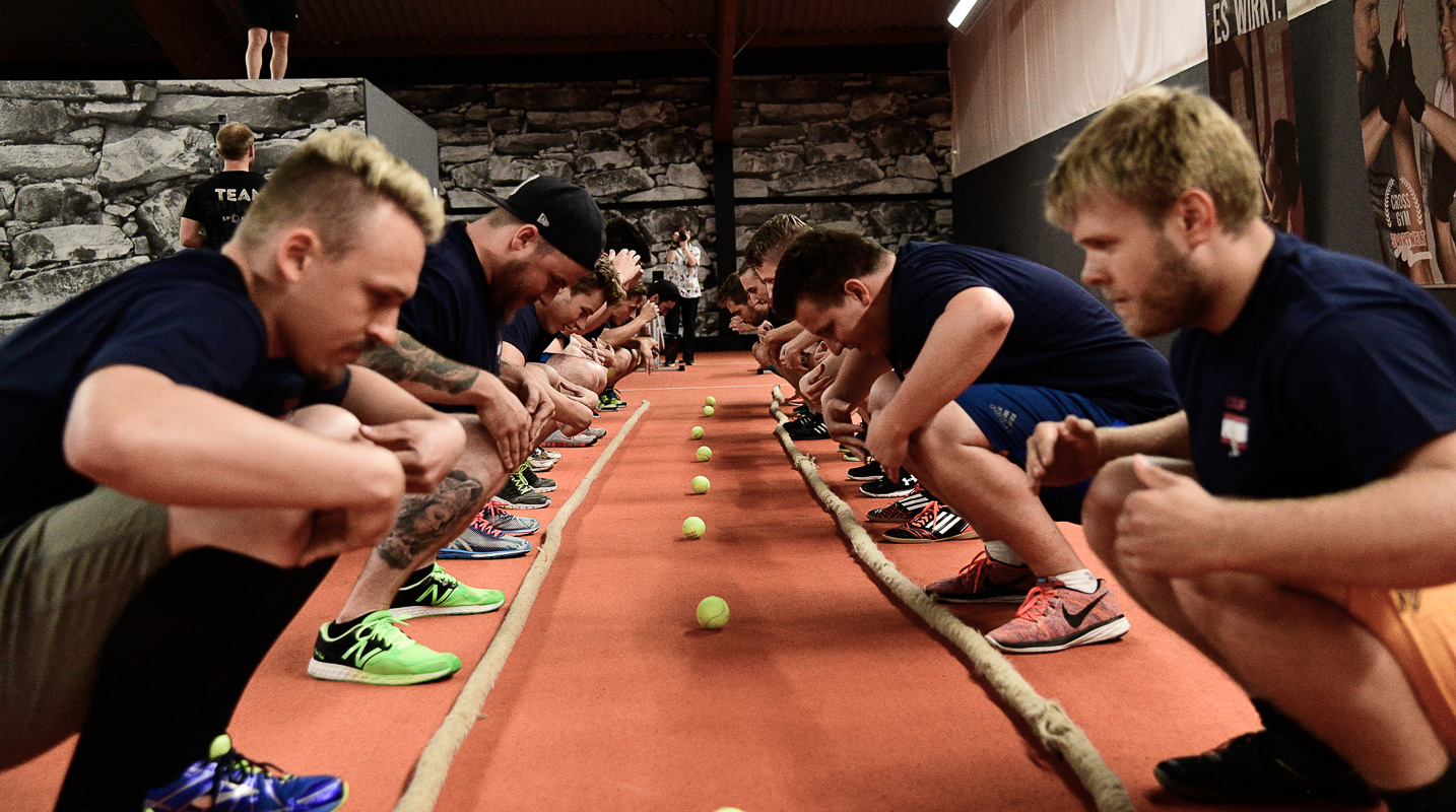 ICE DOGS Pegnitz beim Cross Gym Trainin mit Bastian Lumpp in der Sportwelt Pegnitz