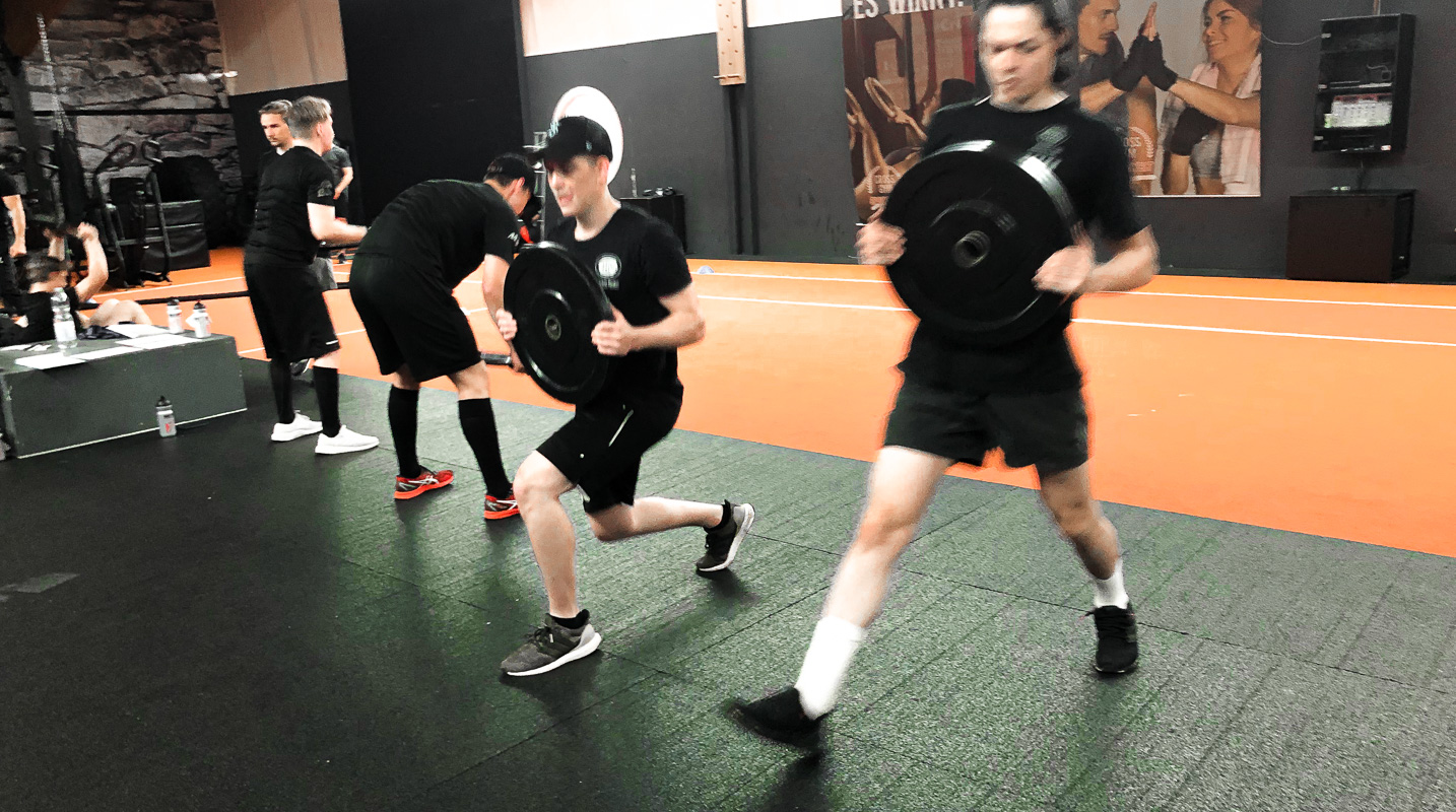 behind:the:scenes:it's:your:stage:start:play:repeat - ICE TIGERS Nürnberg beim Cross Gym Training als Saisonvorbereitung in der Sportwelt Pegnitz Cross Gym Arena