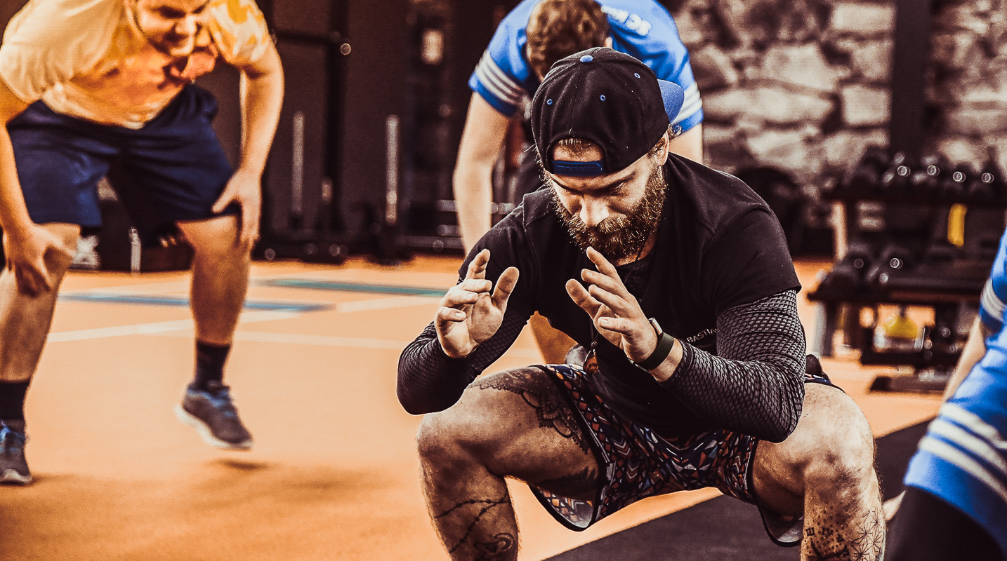 SC Kühlenfels 1. Mannschaft beim Cross Gym Training mit Bastian Lumpp in der Sportwelt Pegnitz