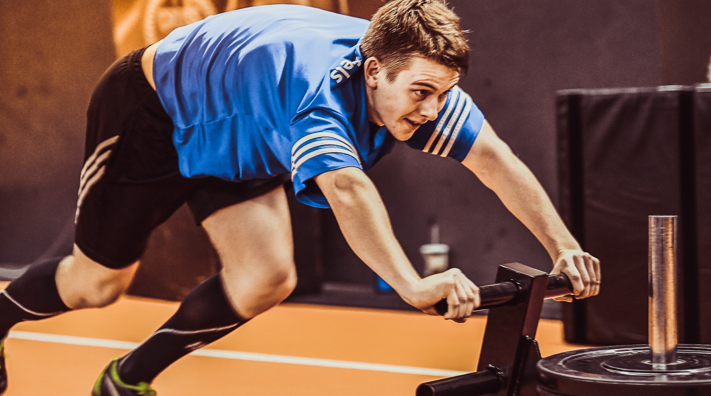 SC Kühlenfels 1. Mannschaft beim Cross Gym Training mit Bastian Lumpp in der Sportwelt Pegnitz