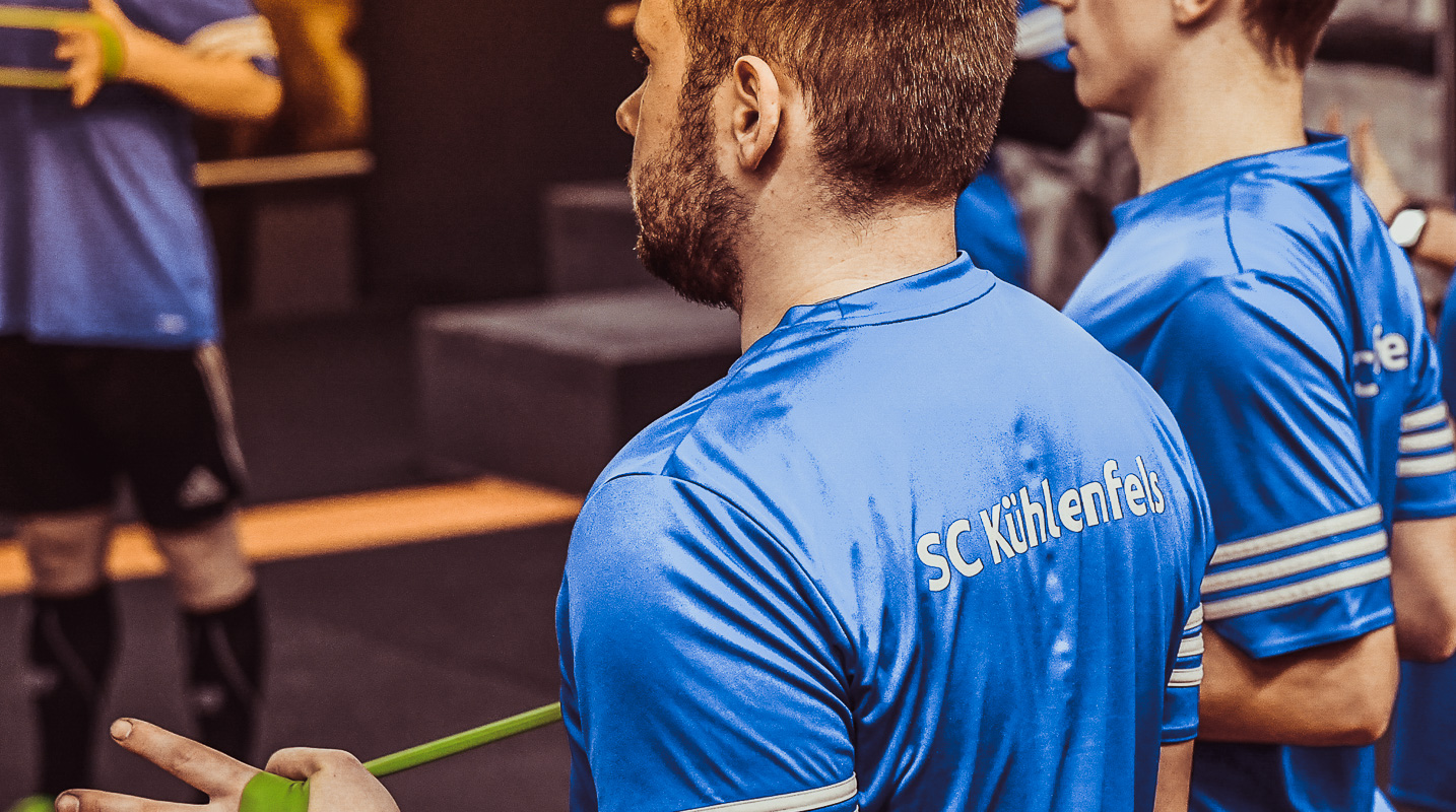 SC Kühlenfels 1. Mannschaft beim Cross Gym Training mit Bastian Lumpp in der Sportwelt Pegnitz