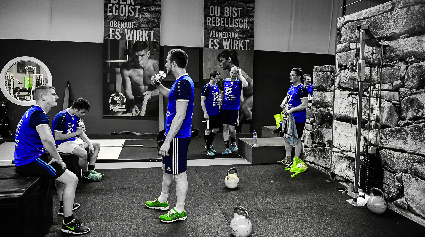 SG Geschwand / Wolfsberg 1. Mannschaft vom Gschonda Wolfsrudel beim Cross Gym Training mit Bastian Lumpp in der Sportwelt Pegnitz