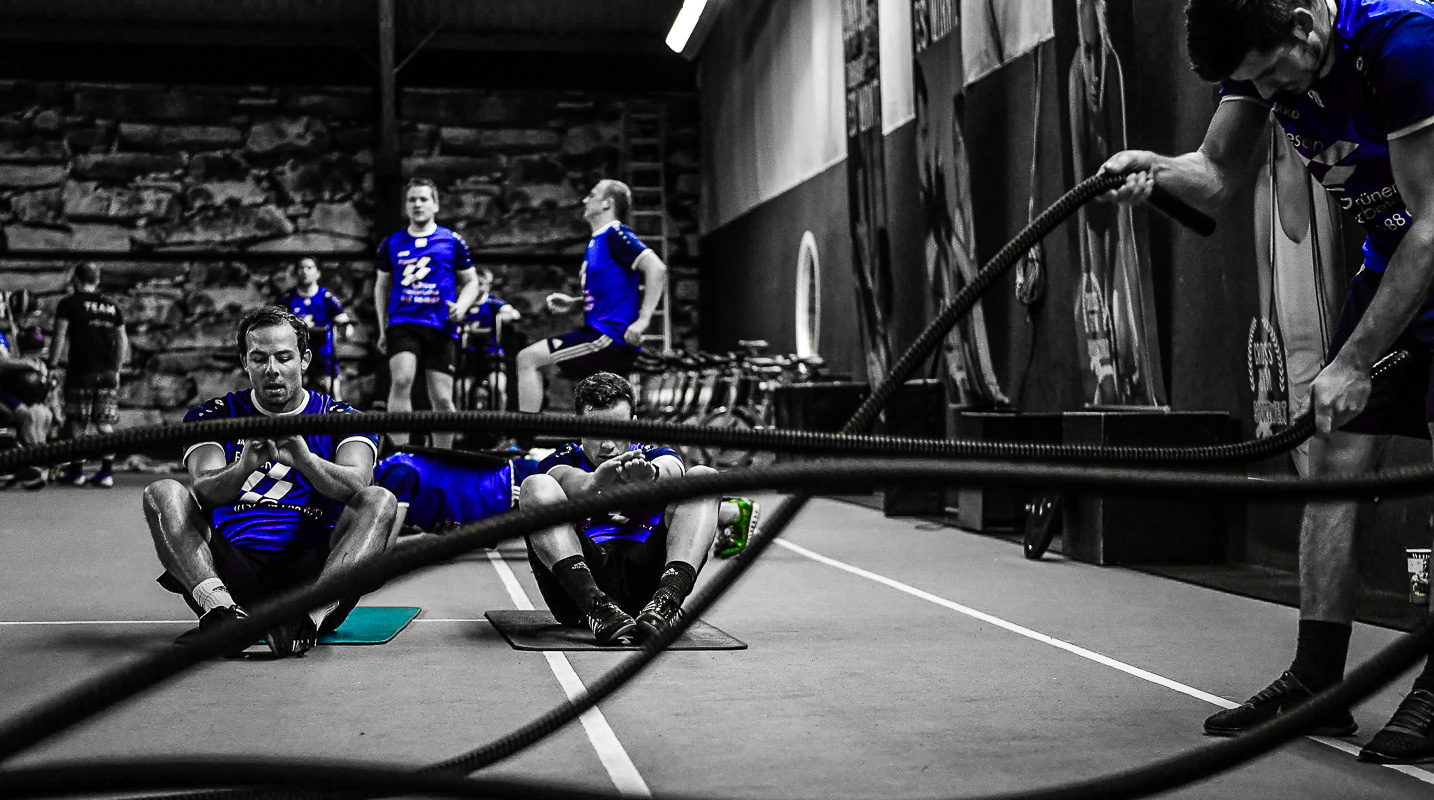 SG Geschwand / Wolfsberg 1. Mannschaft vom Gschonda Wolfsrudel beim Cross Gym Training mit Bastian Lumpp in der Sportwelt Pegnitz