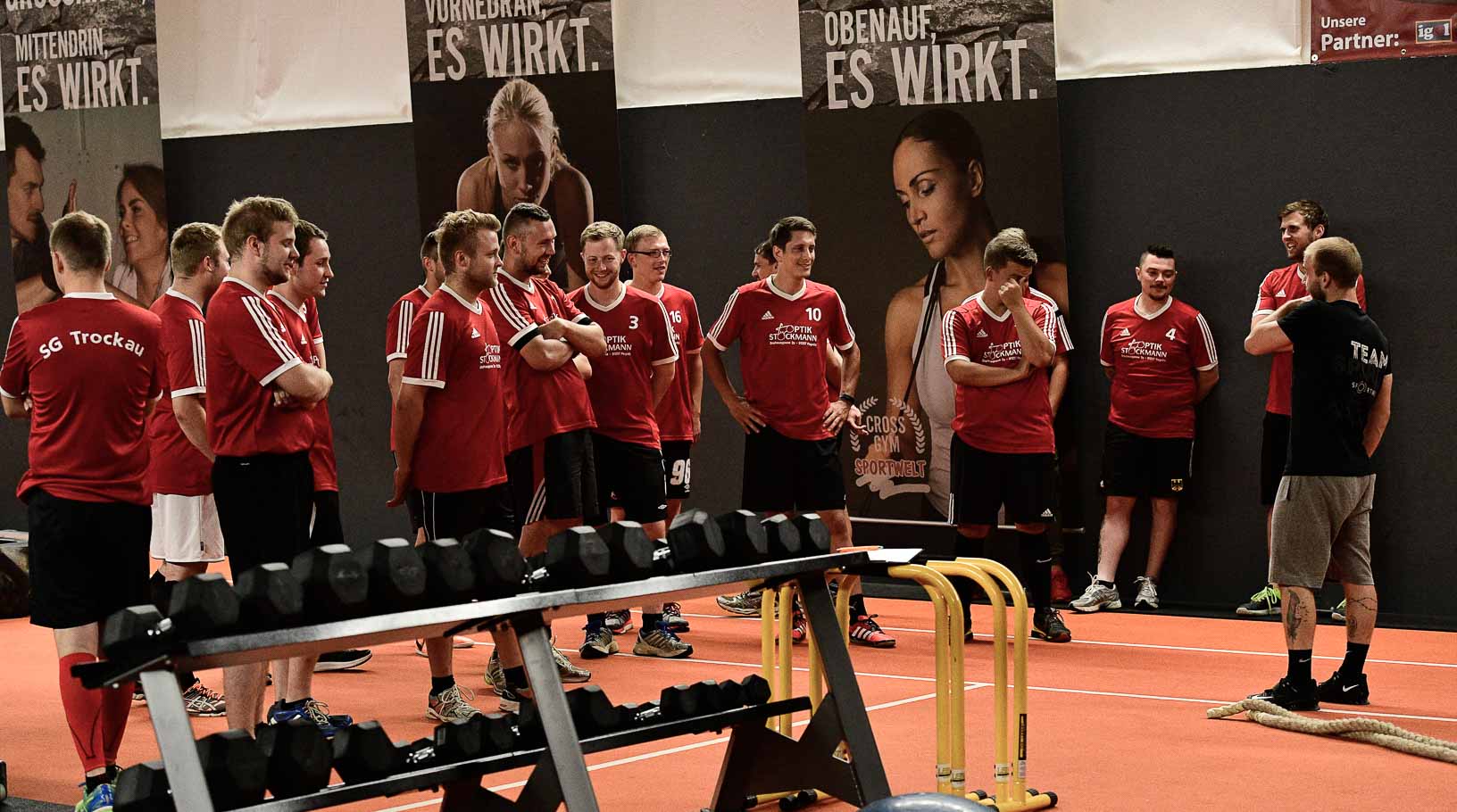 SG Trockau beim Cross Gym Trainin mit Bastian Lumpp in der Sportwelt Pegnitz