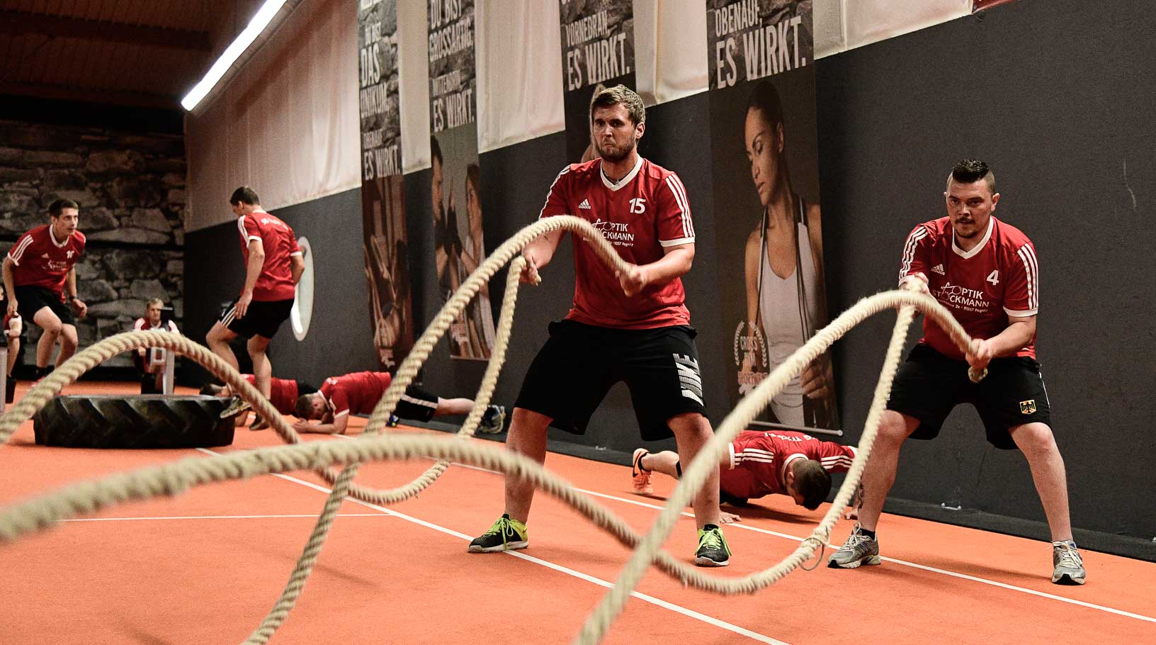 SG Trockau beim Cross Gym Trainin mit Bastian Lumpp in der Sportwelt Pegnitz