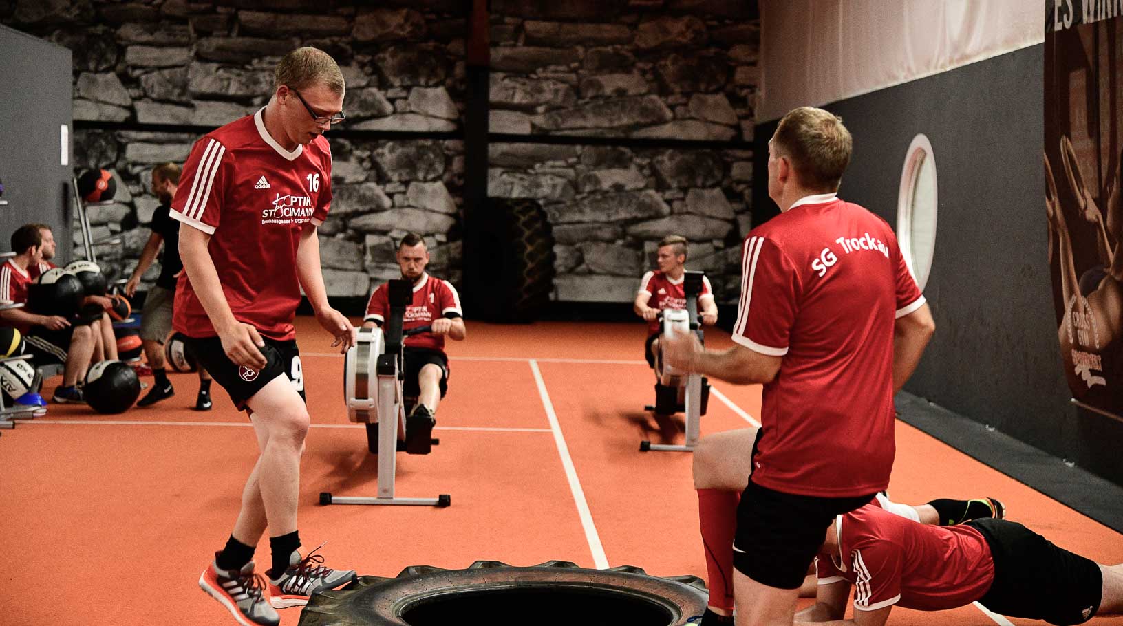 SG Trockau beim Cross Gym Trainin mit Bastian Lumpp in der Sportwelt Pegnitz