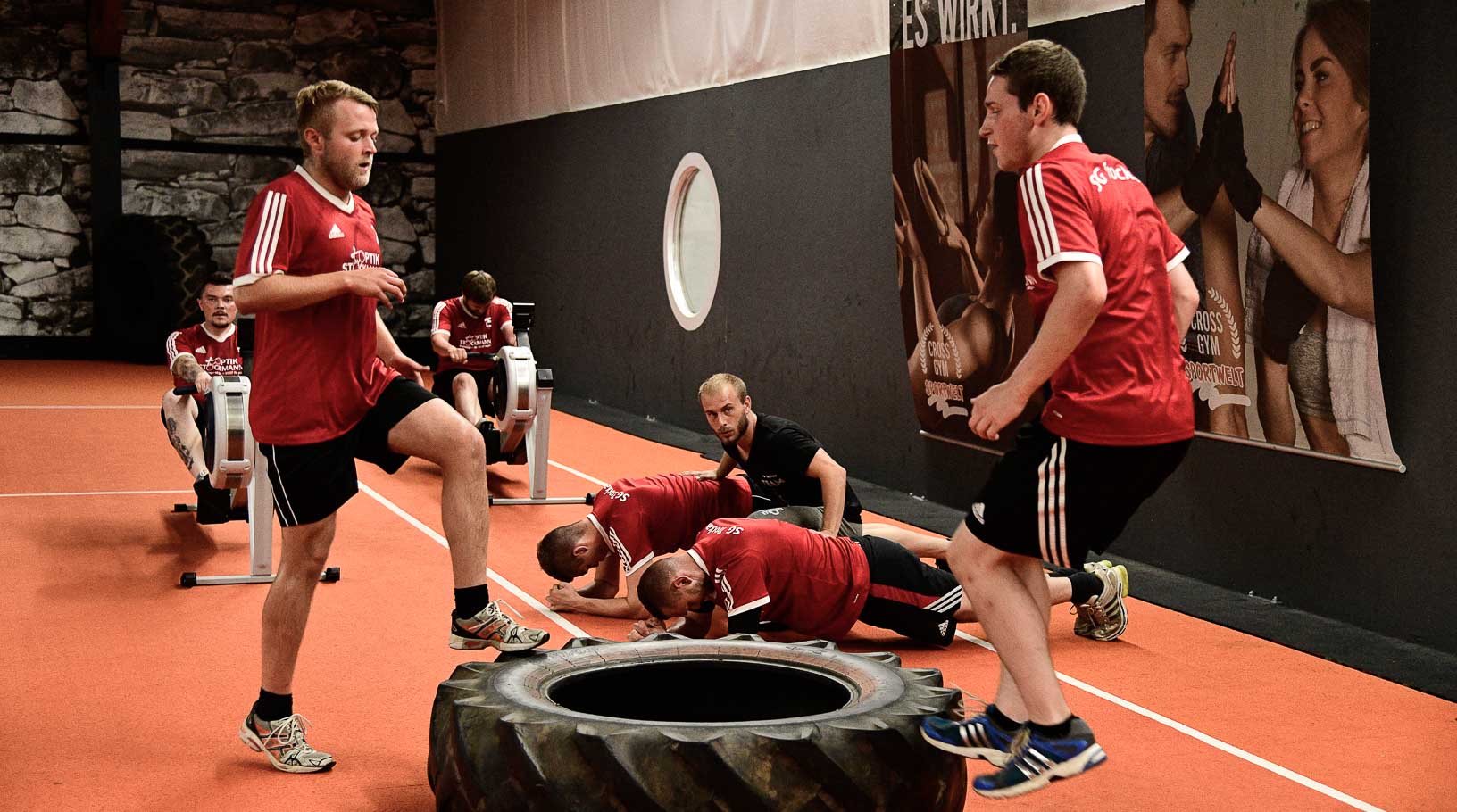 SG Trockau beim Cross Gym Trainin mit Bastian Lumpp in der Sportwelt Pegnitz