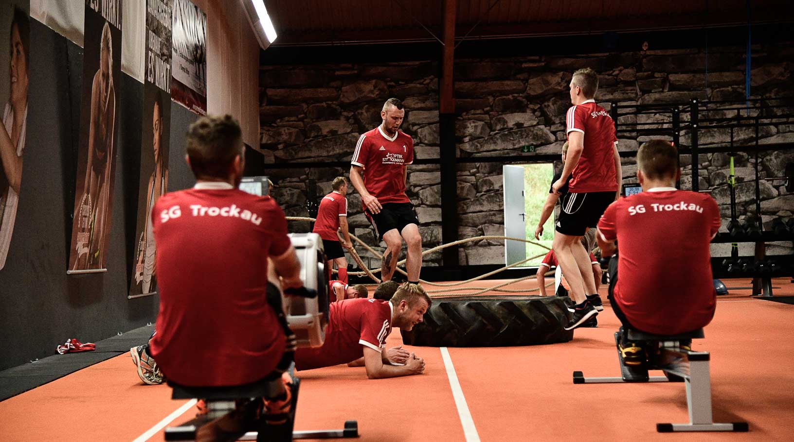 SG Trockau beim Cross Gym Trainin mit Bastian Lumpp in der Sportwelt Pegnitz