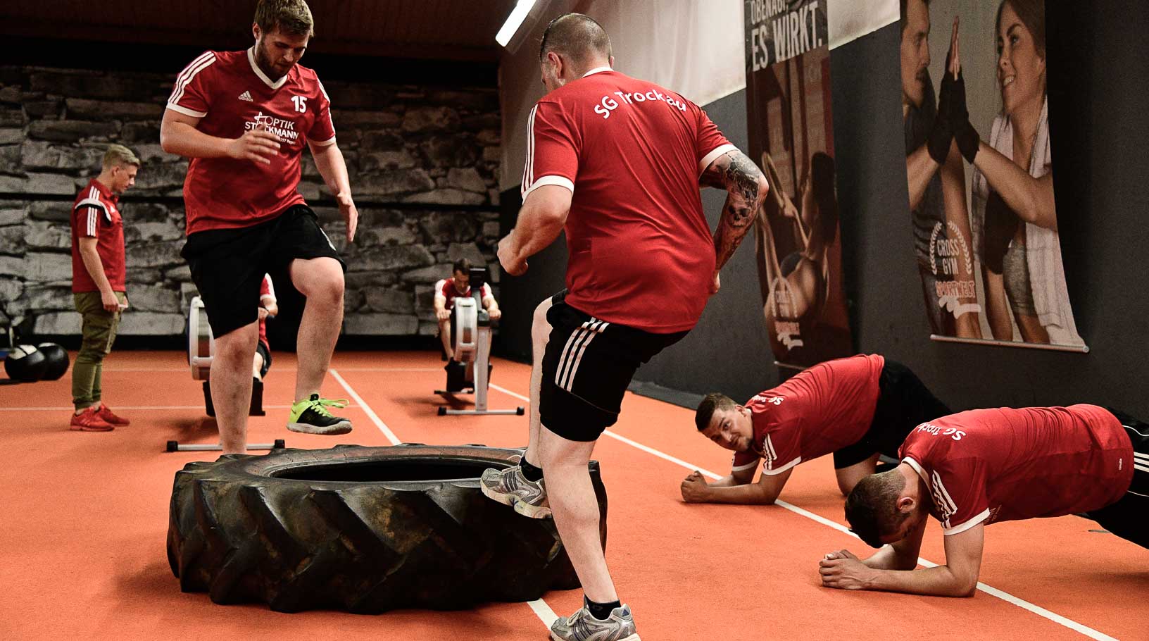 SG Trockau beim Cross Gym Trainin mit Bastian Lumpp in der Sportwelt Pegnitz