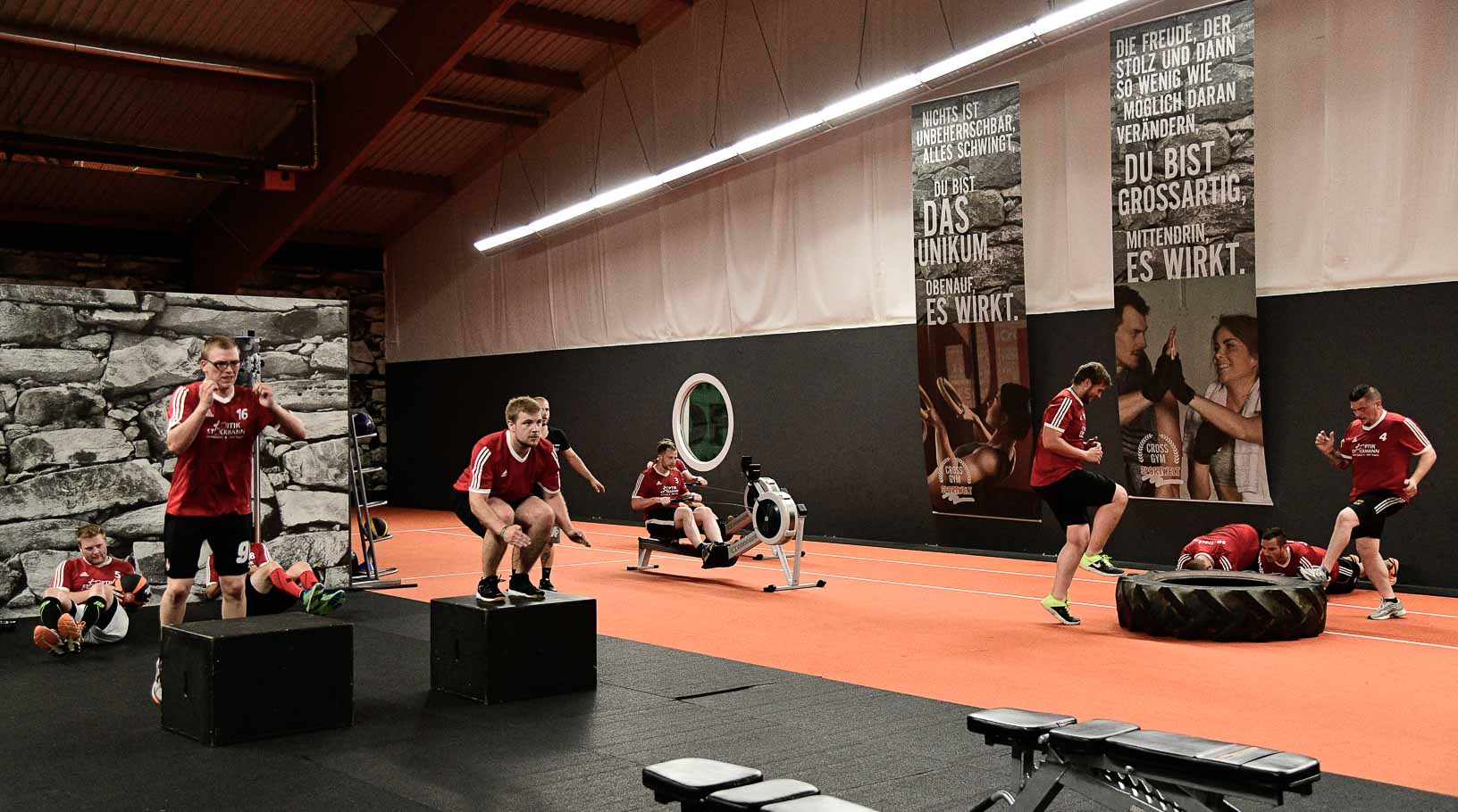 SG Trockau beim Cross Gym Trainin mit Bastian Lumpp in der Sportwelt Pegnitz